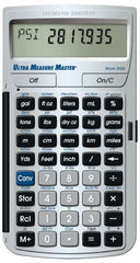 Calculated Industries - 11-Digit LCD (7 Normal & 4 Fractions) 400 Function Handheld Calculator - 0.73" x 2.56" (19.00mm x 65.0mm) Display Size, Silver, CR-2016 Powered, 7" Long x 5" Wide x 1" High - Exact Tooling