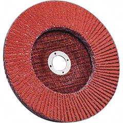 3M - 4-1/2" 50 Grit 7/8" Center Hole Type 27 Ceramic Flap Disc - Exact Tooling