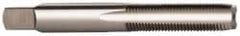 OSG - M10x1.00 Metric Fine 4 Flute Bright Finish High Speed Steel Straight Flute Standard Hand Tap - Plug, Right Hand Thread, 2-15/16" OAL, 1-1/4" Thread Length, D5 Limit, Oversize - Exact Tooling