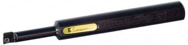 Kennametal - 5.18mm Min Bore Diam, 70mm OAL, 10mm Shank Diam, A-SCLD Indexable Boring Bar - 25.4mm Max Bore Depth, CD.. Insert, Screw Holding Method - Exact Tooling