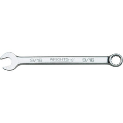 Wright Tool & Forge - Combination Wrenches; Type: Combination Wrench ; Tool Type: SAE ; Size (Inch): 7/16 ; Number of Points: 12 ; Finish/Coating: Satin Finish ; Material: Alloy Steel - Exact Tooling