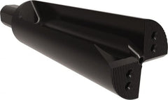 Allied Machine and Engineering - 9" Max Drill Depth, 2.5xD, 3.4" Diam, Indexable Insert Drill - 8 Inserts, 2" Shank Diam, Straight Shank - Exact Tooling