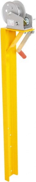 Vestil - 1,200 Lb Capacity Winch - 7-1/2" Wide x 52-3/16" High - Exact Tooling