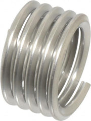 Recoil - 1/2-13 UNC, 1/2" OAL, Free Running Helical Insert - 4-7/8 Free Coils, Tanged, Stainless Steel, Bright Finish, 1D Insert Length - Exact Tooling