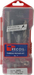 Recoil - 10 Inserts, 7/16-14, 7/16-14 UNC, Thread Repair Kit - 0.656" Insert Length - Exact Tooling