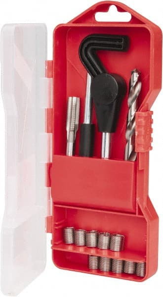 Recoil - 15 Inserts, 3/8-24, 3/8-24 UNF, Thread Repair Kit - 0.562" Insert Length - Exact Tooling