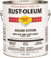 Rust-Oleum - 1 Gal Can Gloss Safety Yellow Antislip Epoxy - 50 Sq Ft/Gal Coverage, <340 g/L VOC Content - Exact Tooling