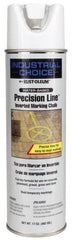 Rust-Oleum - 17 fl oz White Marking Chalk - 500' to 530' Coverage at 1-1/4" Wide, Water-Based Formula - Exact Tooling