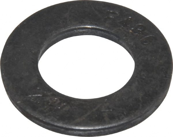 Value Collection - 5/8" Screw, Grade SAE 1035-1050 Steel Structural Flat Washer - 11/16" ID x 1-5/16" OD, Plain Finish - Exact Tooling
