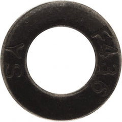 Value Collection - 5/16" Screw, Grade SAE 1035-1050 Steel Structural Flat Washer - 11/32" ID x 11/16" OD, Plain Finish - Exact Tooling