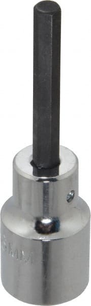 Proto - 1/2" Drive, 6mm Hex Bit Socket - 3-1/4" OAL - Exact Tooling