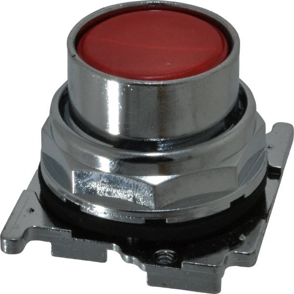 Eaton Cutler-Hammer - Flush Pushbutton Switch Operator - Red, Round Button, Nonilluminated - Exact Tooling