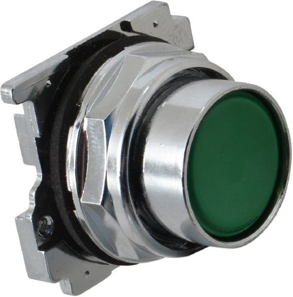 Eaton Cutler-Hammer - Flush Pushbutton Switch Operator - Green, Round Button, Nonilluminated - Exact Tooling