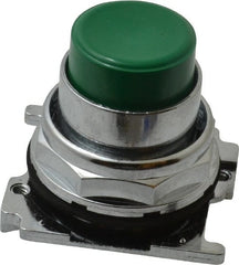 Eaton Cutler-Hammer - Extended Straight Pushbutton Switch Operator - Green, Round Button, Nonilluminated - Exact Tooling