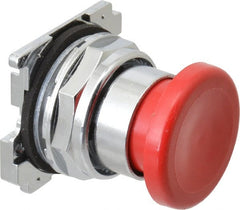 Eaton Cutler-Hammer - Extended Mushroom Head Pushbutton Switch Operator - Red, Round Button, Nonilluminated - Exact Tooling