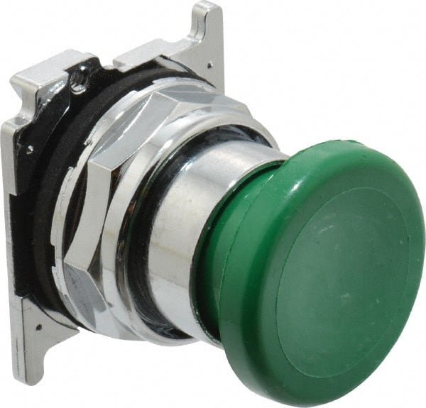 Eaton Cutler-Hammer - Extended Mushroom Head Pushbutton Switch Operator - Green, Round Button, Nonilluminated - Exact Tooling