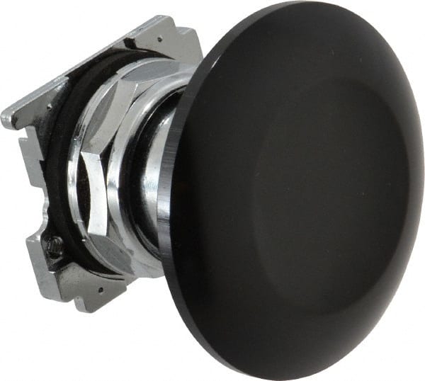 Eaton Cutler-Hammer - Extended Jumbo Mushroom Head Pushbutton Switch Operator - Black, Round Button, Nonilluminated - Exact Tooling
