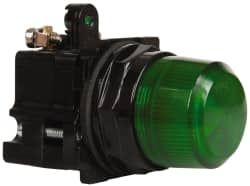 Eaton Cutler-Hammer - 120 VAC Green Lens Incandescent Indicating Light - Corrosion Resistant, Oiltight, Watertight - Exact Tooling