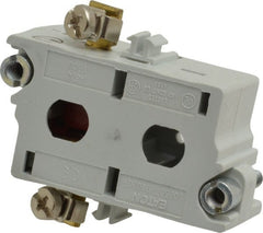 Eaton Cutler-Hammer - NC, 0.5 Amp, Electrical Switch Contact Block - 120 VAC/VDC, Pressure Terminal, 30-1/2mm Hole, For Use with E34 Operators, Standard 10250T - Exact Tooling