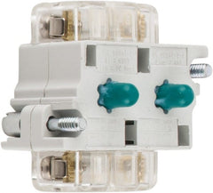 Eaton Cutler-Hammer - 2NO, 0.5 Amp, Electrical Switch Contact Block - 120 VAC/VDC, Pressure Terminal, 30-1/2mm Hole, For Use with E34 Operators, Standard 10250T - Exact Tooling