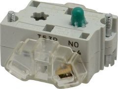 Eaton Cutler-Hammer - 0.5 Amp, Electrical Switch Contact Block - 120 VAC/VDC, Pressure Terminal, 30-1/2mm Hole, For Use with E34 Operators, Standard 10250T - Exact Tooling
