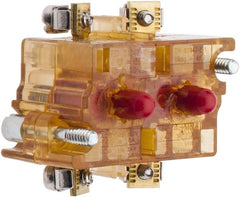 Eaton Cutler-Hammer - 2NC, 0.5 Amp, Electrical Switch Contact Block - 120 VAC/VDC, Pressure Terminal, 30-1/2mm Hole, For Use with E34 Operators, Standard 10250T - Exact Tooling