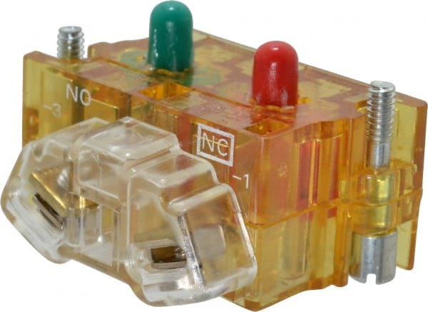 Eaton Cutler-Hammer - NO/NC, Electrical Switch Contact Block - 120 VAC/VDC, 30-1/2mm Hole, For Use with Cutler-Hammer 30mm Pushbuttons Switches - Exact Tooling