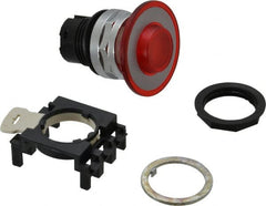 Eaton Cutler-Hammer - Pushbutton Switch Lens - Red, Round Button, Illuminated - Exact Tooling