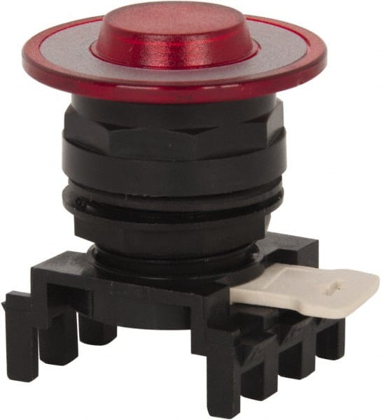 Eaton Cutler-Hammer - Pushbutton Switch Lens - Red, Round Button, Illuminated - Exact Tooling