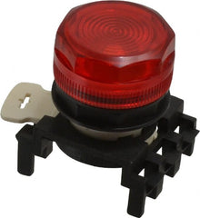 Eaton Cutler-Hammer - Round Pilot and Indicator Light Lens - Red, 25mm Lens Diameter - Exact Tooling