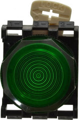 Eaton Cutler-Hammer - Round Pilot and Indicator Light Lens - Green, 25mm Lens Diameter - Exact Tooling