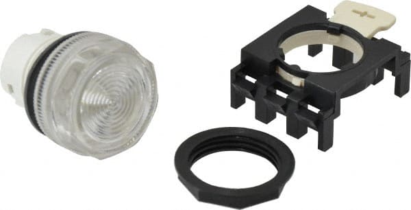 Eaton Cutler-Hammer - Round Pilot and Indicator Light Lens - Clear, 25mm Lens Diameter - Exact Tooling