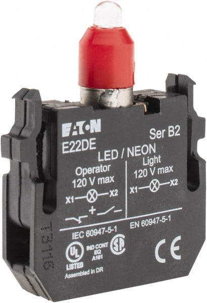 Eaton Cutler-Hammer - 24 VAC/VDC Red Lens LED Indicating Light - Exact Tooling