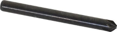 Keo - 1/8" Head Diam, 1/8" Shank Diam, 6 Flute 82° High Speed Steel Countersink - Exact Tooling
