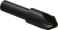 Keo - 1/2" Head Diam, 3/8" Shank Diam, 6 Flute 82° High Speed Steel Countersink - Exact Tooling