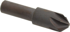 Keo - 1/2" Head Diam, 3/8" Shank Diam, 6 Flute 90° High Speed Steel Countersink - Exact Tooling