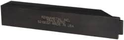 Kennametal - TRAO, Left Hand Cut, 1" Shank Height x 1" Shank Width, Neutral Rake Indexable Turning Toolholder - 6" OAL, RC..152 Insert Compatibility, Series K-Lock - Exact Tooling