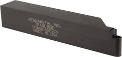 Kennametal - TRAO, Left Hand Cut, 1" Shank Height x 1" Shank Width, Neutral Rake Indexable Turning Toolholder - 6" OAL, RC..35 Insert Compatibility, Series K-Lock - Exact Tooling