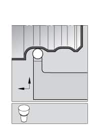 Kennametal - TRHO, Right Hand Cut, 1" Shank Height x 1" Shank Width, Neutral Rake Indexable Turning Toolholder - 6" OAL, RC..152 Insert Compatibility, Series K-Lock - Exact Tooling