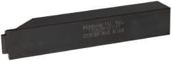 Kennametal - TRAO, Right Hand Cut, 1" Shank Height x 1" Shank Width, Neutral Rake Indexable Turning Toolholder - 6" OAL, RC..152 Insert Compatibility, Series K-Lock - Exact Tooling