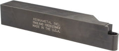 Kennametal - TRAO, Left Hand Cut, 1" Shank Height x 1" Shank Width, Neutral Rake Indexable Turning Toolholder - 6" OAL, RC..46 Insert Compatibility, Series K-Lock - Exact Tooling