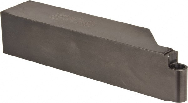 Kennametal - TRAO, Left Hand Cut, 1-1/4" Shank Height x 1-1/4" Shank Width, Neutral Rake Indexable Turning Toolholder - 6" OAL, RC..46 Insert Compatibility, Series K-Lock - Exact Tooling