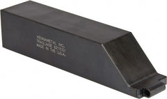 Kennametal - TRAO, Left Hand Cut, 1-1/2" Shank Height x 1-1/2" Shank Width, Neutral Rake Indexable Turning Toolholder - 7" OAL, RC..35 Insert Compatibility, Series K-Lock - Exact Tooling