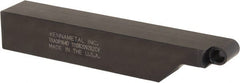 Kennametal - TRAO, Right Hand Cut, 1" Shank Height x 1" Shank Width, Neutral Rake Indexable Turning Toolholder - 6" OAL, RC..46 Insert Compatibility, Series K-Lock - Exact Tooling