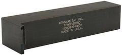 Kennametal - TRHO, Right Hand Cut, 1-1/4" Shank Height x 1-1/4" Shank Width, Neutral Rake Indexable Turning Toolholder - 6" OAL, RC..152 Insert Compatibility, Series K-Lock - Exact Tooling