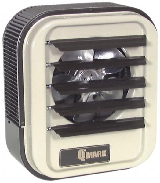 Marley - 51,200 Max BTU Rating, 15,000/11,200 Wattage, 910 CFM, Horizontal & Downflow Unit Electric Suspended Heater - Exact Tooling