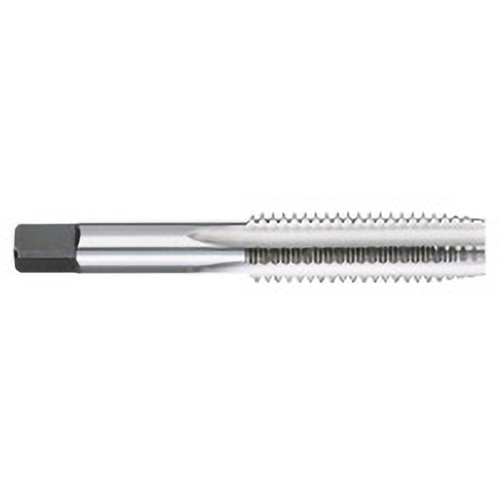Titan USA - M12x1.75 Bottoming RH 6H D6 Uncoated High Speed Steel 4-Flute Straight Flute Hand Tap - Exact Tooling