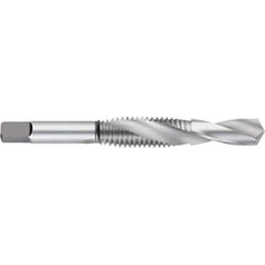 Titan USA - Combination Drill & Taps; Thread Size (Inch): #5-40 ; Drill Size (Decimal Inch): 0.1015 ; Class of Fit: 2B ; Thread Limit: H2 ; Number of Flutes: 2 ; Drill Length (Inch): 9/32 - Exact Tooling