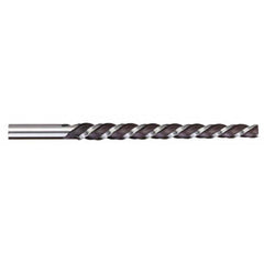 Titan USA - Taper Pin Reamers; Taper Pin Size (Number): #5 (Wire); Small End Diameter (Decimal Inch): 0.2409 ; Reamer Diameter (Decimal Inch): 0.2994 ; Flute Type: Helical ; Shank Type: Straight ; Overall Length (Inch): 4-5/16 - Exact Tooling