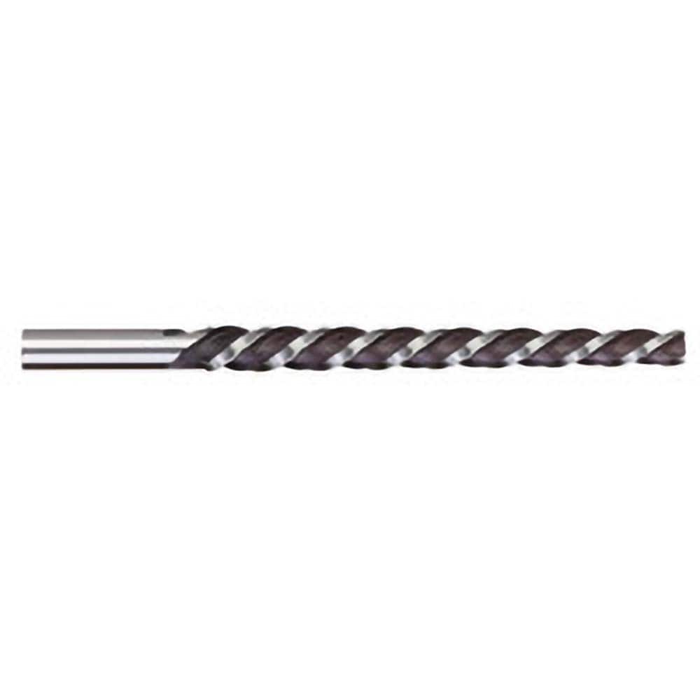 Titan USA - Taper Pin Reamers; Taper Pin Size (Number): #6 (Wire); Small End Diameter (Decimal Inch): 0.2773 ; Reamer Diameter (Decimal Inch): 0.3540 ; Flute Type: Helical ; Shank Type: Straight ; Overall Length (Inch): 5-7/16 - Exact Tooling